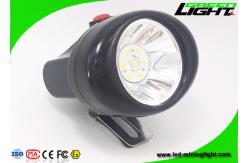China 2.8Ah 180mA IP67 Waterproof Miners Cap Lamp For Hard Helmet supplier