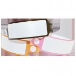 Soft PVC Bracelets , Heat Transfer Printing Self Adhesive Wristbands for sale