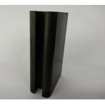 Oxidizing Grit Black Anodized Extruded Aluminum Channel With Customized Shape