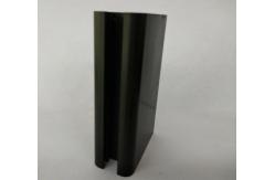 China Oxidizing Grit Black Anodized Extruded Aluminum Channel With Customized Shape supplier