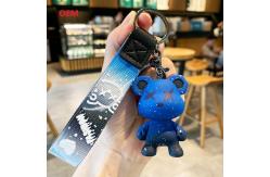 China 3d Character Keychain Custom Keychain With Metal Key Ring supplier