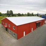 Pvc Window Prefabricated Steel Structures For Food Processing for sale