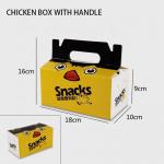 Eco-friendly custom fried chicken box biodegradable disposable fast food takeaway box