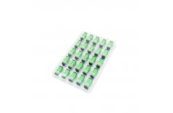 China High Precision Ceramic SC APC Fiber Optic Adapter supplier