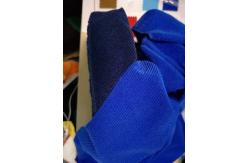 China Microfiber Fabric Sewing Screw Thread Binding Tape Hemming Piping Blue 4cm Width Fabric supplier