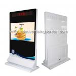 Android Wifi Network Standing Lcd Advertising Display with LED Subtitle Screen display for sale