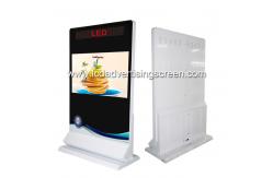 China Android Wifi Network Standing Lcd Advertising Display with LED Subtitle Screen display supplier