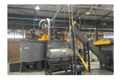 China 14mm Flakes Plastic Recycling Line 150ppm HT-2000 Drinking Water supplier