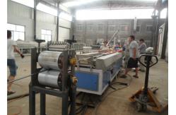 China PE WPC Bench Plastic Profile Extrusion Line , Parapet Profile Machine supplier