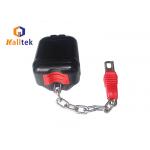 Zinc Alloy Shopping Cart Coin Lock With 260mm Chain for sale