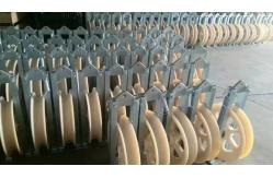 China Mc Nylon Transmission Line Stringing Tools Stringing Pulley 660mm Large Diameter supplier