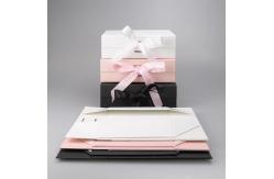 China Durable T Shirt Black Rigid Gift Box , Hoody Cardboard Box With Flap Lid supplier