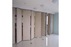 China Hotel Folding 65 mm Partition Wall Soundproof Operable Walls For Conference Room supplier
