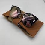 Packaing Vintage PU Leather Pouch Bag Soft Sunglass Case Holder for sale