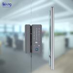 Password Commercial Keyless Door Lock Grey Glass Door Digital Lock for sale