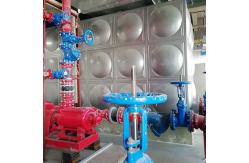 China Uv Proof 1000 Ltr Ss Water Tank Square Shape , Lightweight Hot Water Cistern supplier