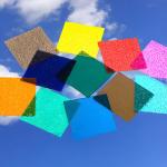 2440mm Colourful Polycarbonate Diamond Sheet 2.5mm-10mm Safe UV Resistant Board for sale