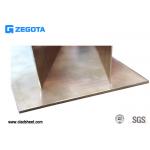 Gold Rosy Stainless Steel Color Ultrathin Copper Clad Steel Sheet for sale