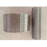 Vee-Shaped Wrapped Wire Johnson Wedge Wire Screens For Water Supply Systems