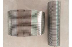China Vee-Shaped Wrapped Wire Johnson Wedge Wire Screens For Water Supply Systems supplier