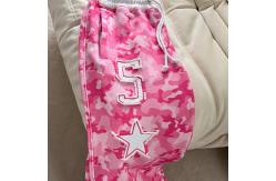 China Custom Camouflage Embroidery Ladies Tracksuit Set Matching Hoodie And Sweatpants supplier