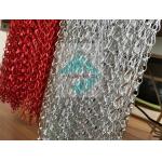 Wall Divider 1.6mm Metal Mesh Drapery Anodized Surface Treatment Aluminium Chain Link