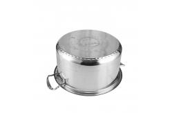China Fancy design 12pcs stainless steel cookware set with metal lid supplier