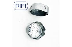 China Steel Galvanized Octangonal Silver Electrical Conduit Boxes For Electrical Systems supplier