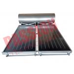 Freestanding Flat Plate Solar Water Heater , Solar Hot Water System With 2 Collectors for sale