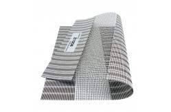 China 328GSM Antibacterial Sunscreen Zebra Fabric B1 Grade White Beige Gray supplier