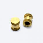 Brass Insert Nut Brass Insert Knurled Nut Blind Hole Nut Hollow Nut Through Hole Nut for Hot Melt, Plastic for sale