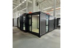 China Double Wing Prefab Expandable Container House Contemporary Design Style supplier