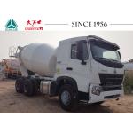 Durable HOWO Concrete Mixer Truck Smooth Operation With 380 Hp Euro IV Engine for sale