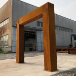 5.9ft Corten Steel Water Feature 70 inch Diy Rain Curtain for sale