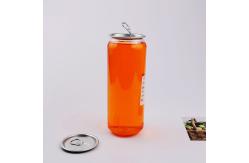 China 250ml Plastic Drink Packaging Custom Juice PET Soda Beer Pop Can Bottle supplier