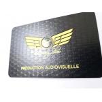 Deep Etching Logo Metal Membership Card With Debossed Texture