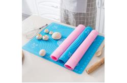 China Non Stick Baking Mat with Measurements Silicone Pastry Mat Dough Rolling Mat supplier