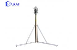China Mechanical TV Antenna Telescopic Mast Pole Hard Anodized Treatment Surface supplier