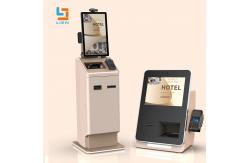 China 80mm Thermal Receipt Printer Self Service Kiosk With Optional Card Dispenser supplier