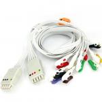 Hospital Machine Marqutte Ge Ecg Lead Wires , Patient 10 Lead Ecg Cable for sale