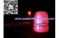 China Commercial Beautiful Inflatable Lighting Tent / Bubble Camping Tent With LED supplier