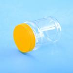 Embossed Clear Plastic Screw Top Containers