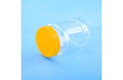 China Embossed Clear Plastic Screw Top Containers supplier
