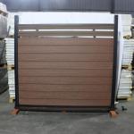 Faux DIY WPC Construction Fencing Panels Waterproof for sale