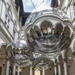 Party Inflatable Advertising Balloons Round Inflatable Mirror Balloon Silver