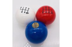 China Resin Custom 5 Speed Gear Shift Knob  With Adapter Logo Available supplier