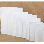 Aluminized White k Kraft Paper Bag Self Supporting Zipper Bag for sale