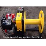 Gasoline Diesel Engine Cable Winch Puller Take Up Stringing Equipment 5 Ton 20KN for sale