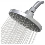 6in Square Overhead Fixed Rain Shower Head Chrome Black Water Saving for sale
