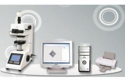 China USB Dongle Micro Vickers Hardness Tester With Automatic CCD Image Measuring Software supplier
